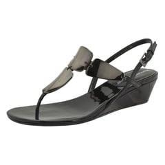 MONTEGO BAY CLUB - Sandalias mork mirroned para mujer  155562 negro