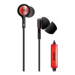 MAXELL - AUDIFO IN-TIPS IN EAR STEREO BUDS WMIC RED