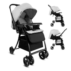 BEBESIT - Coche bebe Reversible Golf Gris