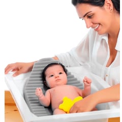 TORAL - Espuma Bañera Para Bebé Forma De Oso Antideslizante