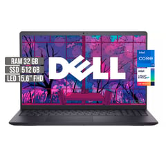 DELL - PORTATIL INSPIRON INTEL CORE I7-1165G7 SSD 512GB RAM 32GB 15,6" FHD