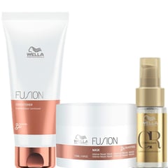 WELLA - Kit Fusion Mascarilla Acondicionador Oleo