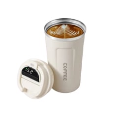 GENERICO - Vaso Termico Termo Digital Para Cafe Acero Inoxidable 510 Ml