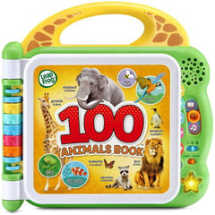 LEAPFROG - Libro interactivo verde 100 animales bilingüe