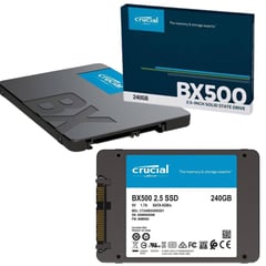 CRUCIAL - Disco Sólido Ssd Interno Ct240bx500ssd1 240gb Negro