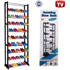 GENERICO - Zapatero hasta 30 pares organizador zapatos desarmable 10 niveles