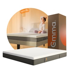 EMMA - Colchón Original Sencillo Firmeza Media Memory Foam Tecnología Alemana Soporte Ergonómico 100x190cm