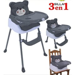 BEBESITOS - Silla comedor para bebe 3 en 1 practico portátil y multiuso