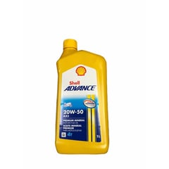 SHELL - Aceite 20w50 Advance Ax5 Moto 4t