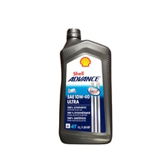 SHELL - Aceite 10w40 Advance Full Sintético moto 4t