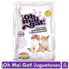 OH MAI GAT - Alimento para gatos oh maigat juguetones y exploradores 8kg