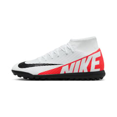 NIKE - Zapatillas Turf Superfly 9 Club Tf-Blanco/Rojo