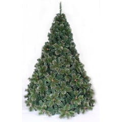 GIO HOME - Arbol de Navidad Pino Nevada 2.60m Verde 2012 Ramas