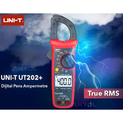 UNITEC - PINZA AMPERIMETRICA UNI-T UNIT UT202 CAPACIMETRO 4000uF Y TEMPERATURA