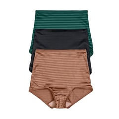 LEONISA - Paquete x 3 Panties Clásicos con Máximo Cubrimiento.