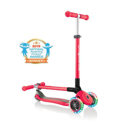 GLOBBER - PATINETA PRIMO ROJA NEW - LLANTAS LUCES LED