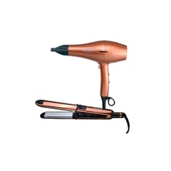 BABYLISS - COMBO PLANCHA OPTIMA 3000 + SECADOR LIGHTWEIGHT ROSE GOLD