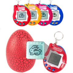 MULTIPLACE COLOMBIA - Tamagotchi 168 mascotas virtuales huevo dino llavero Azul