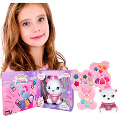 UNICORN - Kit maquillaje para niñas portatil accesorios juguete
