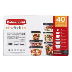 RUBBERMAID - Gran Set Envases Plásticos X20 Ventiladas