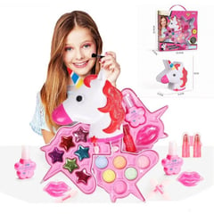 UNICORN - Kit maquillaje para niñas portatil de io juguete