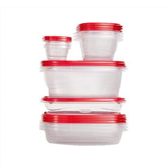 RUBBERMAID - Set Envases Plásticos X10 Portacomidas