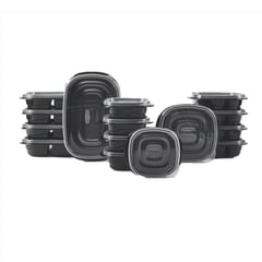 RUBBERMAID - Set Envases Plásticos X15 Portacomidas Divisor