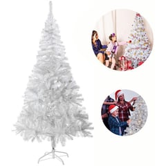 MULTIPLACE COLOMBIA - Árbol navidad blanco 210 cm importado de 560 ramas