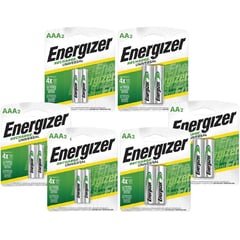 ENERGIZER - Pilas Recargables 2AA x3 y 2AAA x3 (12 Pilas)