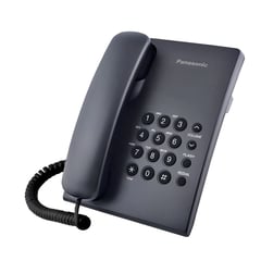 PANASONIC - Telefono Alambrico De Mesa Negro