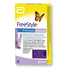 OPTIMUM - Tiras Reactivas Cetona Freestyle Optium X 10und