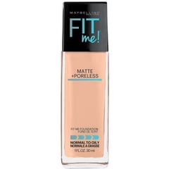 MAYBELLINE - Base Líquida Fit Me Matte Poreless Natural Ivory