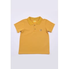 BABY PLANET - Camiseta Polo Amarilla Para Bebe Ni\\\\\\\\u00f1o Baby Planet.-.-