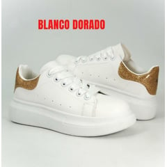 GENERICO - TENIS PARA DAMA COLOR BLANCO.