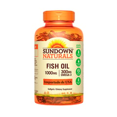 SUNDOWN - Fish Oil Naturals 1000mg X 120 Capsulas