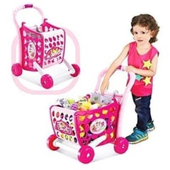 JUGUETERIA EXPRESS - Carrito De Supermercado De Juguete 3 En 1 Para Niños/niñas