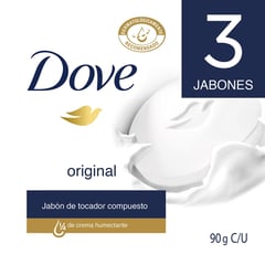 DOVE - Jabon Blanco Original 3und X 90g