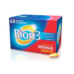 BION - Bion3 Suplemento Dietario Caja X 60 Tabletas Recubiertas