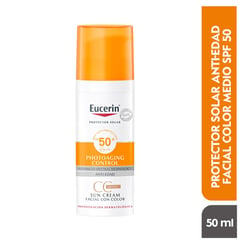 EUCERIN - Protector Solar Sun Crema Con Color Spf50 X 50ml