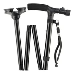 GENERICO - Baston Ortopedico Trusty Cane Con Linterna Luz Led Plegable