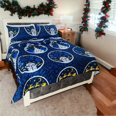 HOGARETO - Edredon Unifaz Cama Doble Navidad 8080 Hogareto.