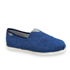 XIAN SHOES - Alpargata Mujer Azul Tap T-05