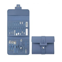 GENERAL - Set Manicure Pedicure Y Cuidado Facil Estuche Azul