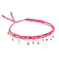 CASTELLANO - Choker Wayuu Jolotsü Rojo