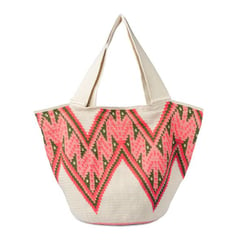 CASTELLANO - Maleiwa Tote Bag Beige Pink