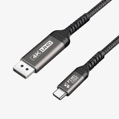 GENERICO - Cable Adaptador Usb C A Displayport 1.2mts 4K Windows Mac