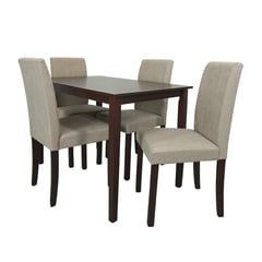 INVAL - COMEDOR IMPERIALE WENGUEBEIGE 3PCS