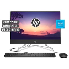 HP - TODO EN UNO INTEL DUAL CORE J4025 SSD 256GB RAM 20GB 21.5 FHD