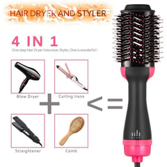 ONE STEP - Cepillo secador cabello tv 4 en 1 v, alisador, rizador