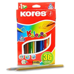KORES - Colores Triangulares X36 Unidades